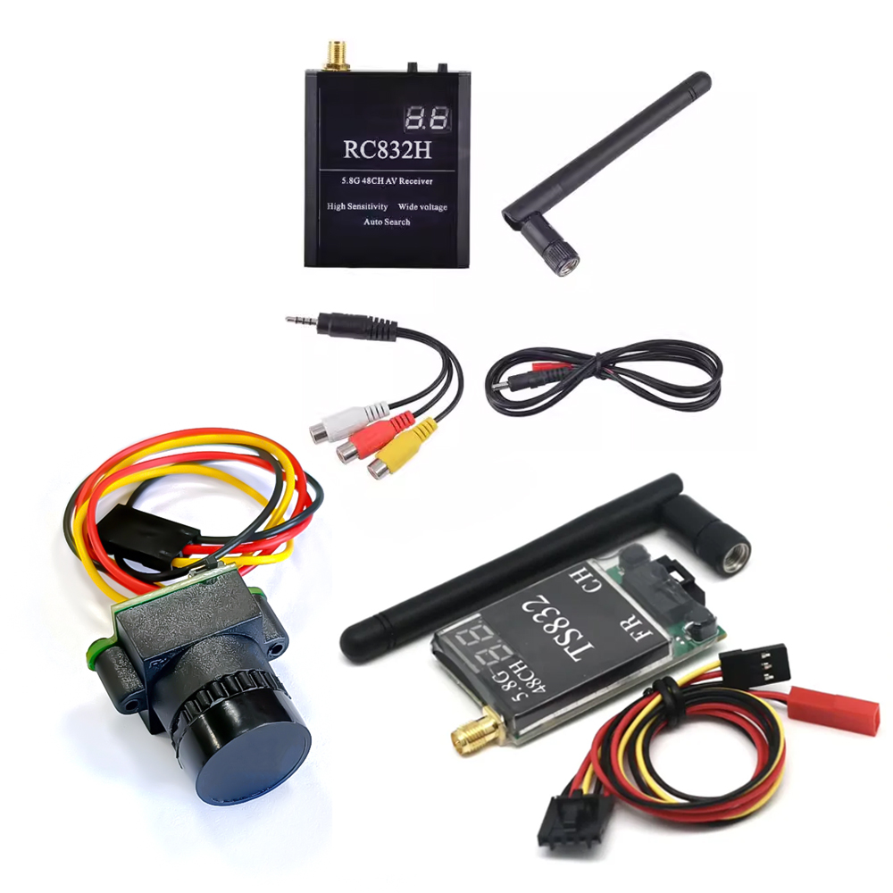 Drone Racing Motor - AV Transmisor Inalámbrico, receptor TS832 +
